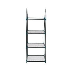 Стеллаж для рассады, 3 полки, 110×40×65 см, металлический каркас d=12 мм, без чехла, Greengo