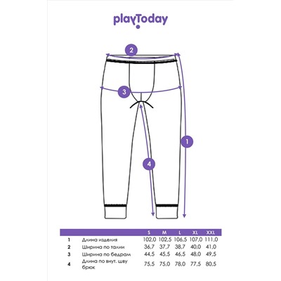 Термобрюки PLAYTODAY, 1223173