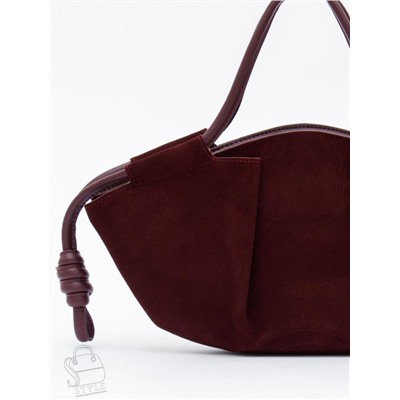 Сумка женская кожаная 99071-1NN wine red  Natale Navetta