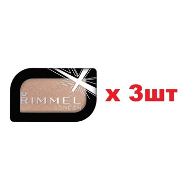 Тени для век Rimmel London 002 Millionaire 3шт