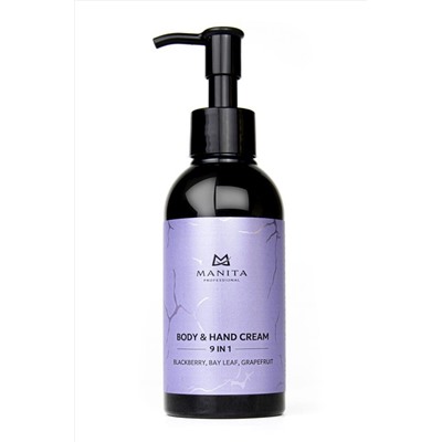 Manita Professional Парфюмированный крем для рук и тела / Blackberry, Bay Leaf, Grapefruit, 150 мл KRISTALLER, 1112020