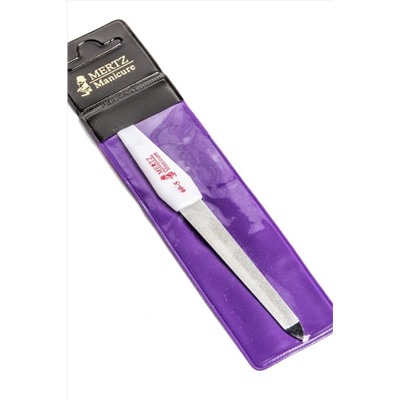 Mertz Пилочка для ногтей металлическая с сапфировым напылением 60-5, 12,5 см KRISTALLER, 1124378