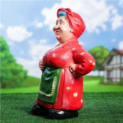 Садовая фигура из гипса «Тёща с метлой средняя», 59×25×40 см, МИКС