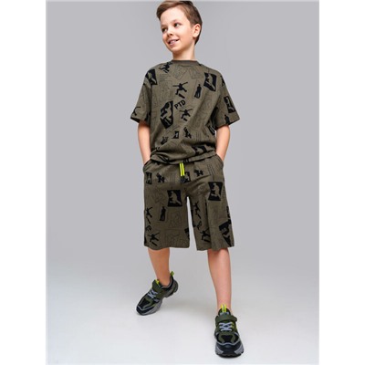 Комплект трикотажный для мальчиков: фуфайка (футболка), шорты