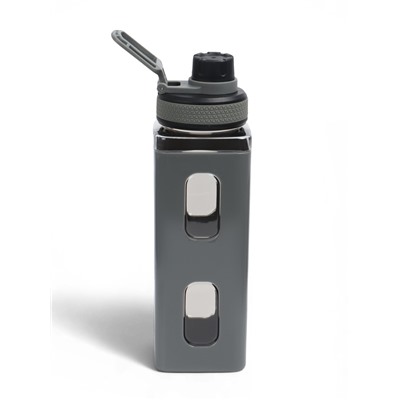 Спортивная бутылка для воды «Гава», 700 мл, 23×7 см, серая