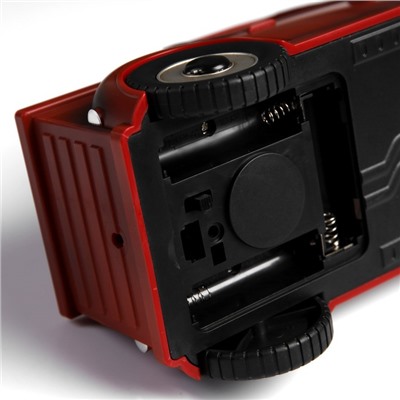 Светодиодная фигура «Машина снеговика» 22×11×9 см, пластик, батарейки ААх3 (не в комплекте), USB, свечение тёплое белое