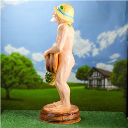 Садовая фигура из гипса «Банщик», 107×40×39 см