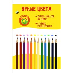 Карандаши цветные 12 шт 60947 НАТАЛИ, 1128464