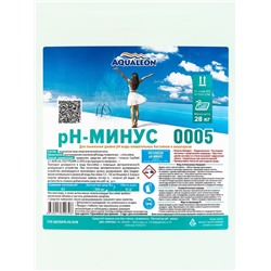 Регулятор pH-минус Aqualeon жидкое средство, 20 л (28 кг)