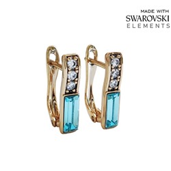 Серьги с кристаллами Swarovski