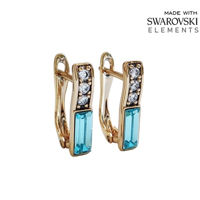 Серьги с кристаллами Swarovski