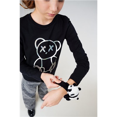 Игрушка-браслет меховой на руку - Панда PLAYTODAY, 1226943