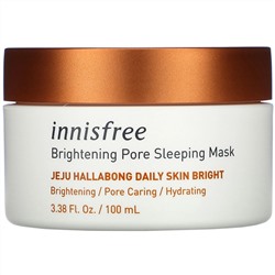 Innisfree, Jeju Hallabong Daily Skin Bright, Brightening Pore Sleeping Mask, 3.38 fl oz (100 ml)