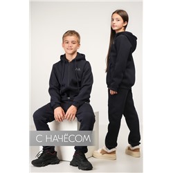 Теплый детский костюм из футера трехнитки с начесом Happyfox