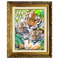 Алмазная мозаика «Забота» на подрамнике, 40×30 см, 38 цветов