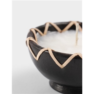 Свеча в керамической чаше, 9×9×5 см