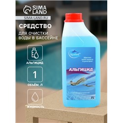 Средство для очистки воды в бассейне Aqualand, от водорослей, 1 л