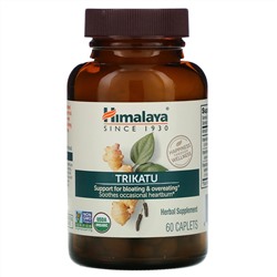 Himalaya, Трикату, улучшение работы желудка, 60 капсул