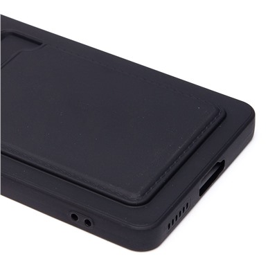 Чехол-накладка - SC337 с картхолдером для "Tecno Camon 30 Pro 5G" (black) (231140)
