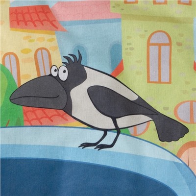 Постельное бельё ясельное «Город», поплин