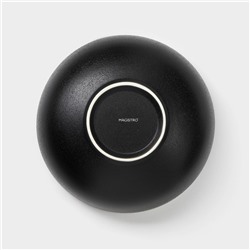 УЦЕНКА Набор салатников керамических Magistro Carbon, 3 предмета: d=11/16/19,5 см, 250/650/1,2 л