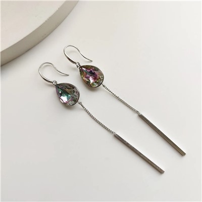 Серьги с кристаллами Swarovski