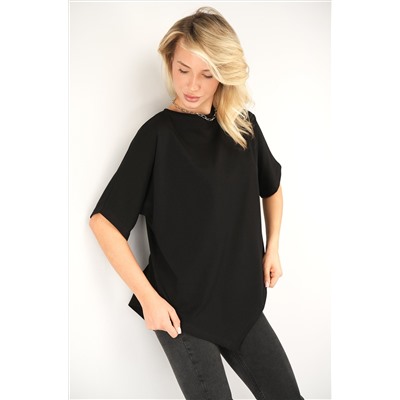 Женская асимметричная футболка Happyfox