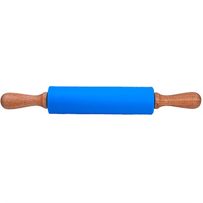29439 Скалка силикон,дерев.ручки 38,3см.МВ (х48)