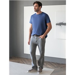 Футболка из фактурного полотна из 100% хлопка