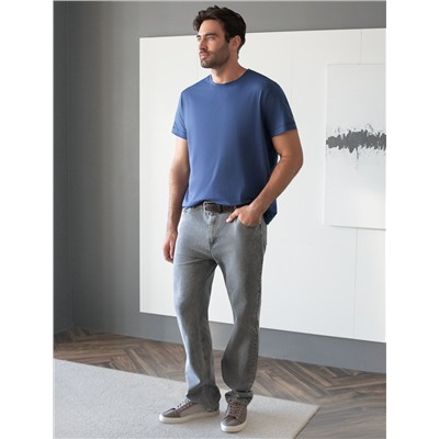 Футболка из фактурного полотна из 100% хлопка