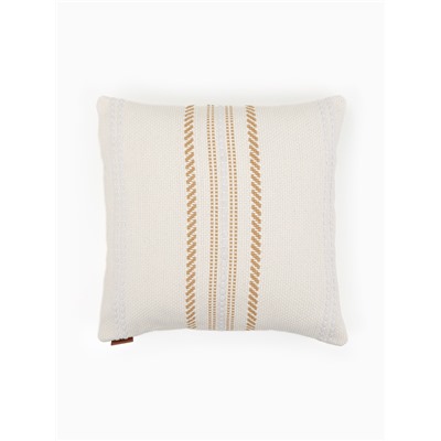 Наволочка декоративная с вышивкой SL Home, 45×45 см, хлопок 100%, молочная