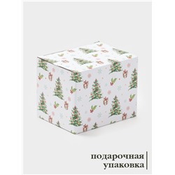 Кружка новогодняя Доляна «Ёлочка», 480 мл, фарфор, белая