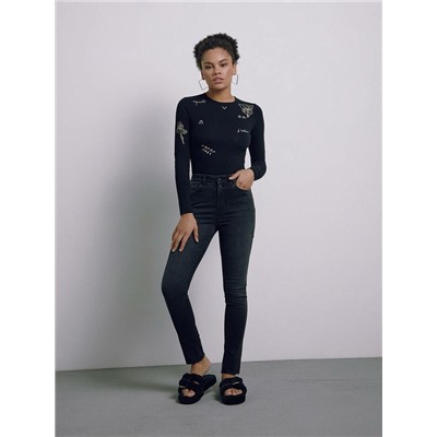 Джинсы женские CONTE Джинсы skinny CON-396 с необработанным краем