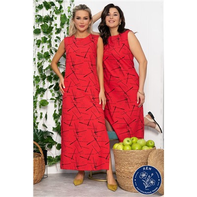 Платье Дария (красное) П13479-1М