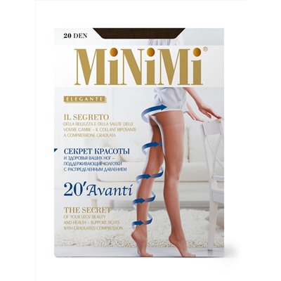 Minimi Колготки AVANTI 20 (утяжка по ноге)