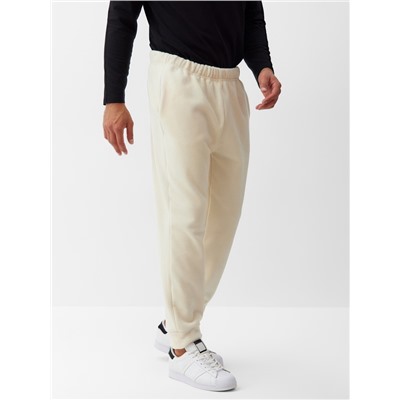 Брюки флисовые мужские спортивные MINAKU: Fleece Soft, размер 52, бежевые