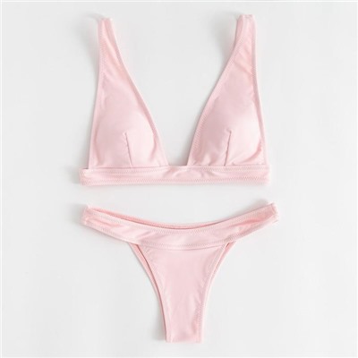 Купальник женский раздельный MINAKU «Fruity girl», размер 50, цвет жемчужный