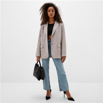 Пиджак женский MIST, размер 48-50, бежевый