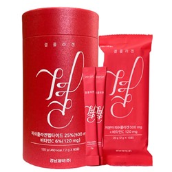 Lemona Морской питьевой коллаген в саше 2гр x 60шт (банка) Drinking Marine Collagen Sachet