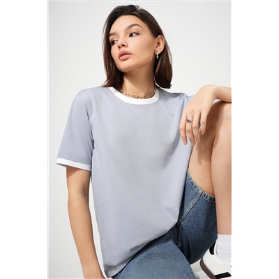 Женская базовая футболка из хлопка с кантом 3 шт. Happyfox