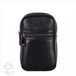 Рюкзак мужской кожаный 22-6158FH black Heanbag