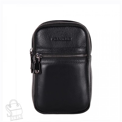 Рюкзак мужской кожаный 22-6158FH black Heanbag