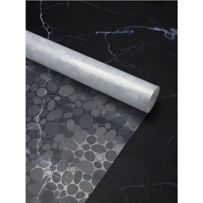 Коврик противоскользящий Доляна «Пузыри», 30×90 см, цвет прозрачный