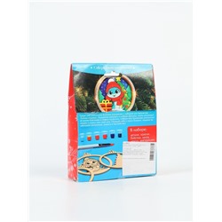 УЦЕНКА Набор для творчества Елочная игрушка, деревянная змея, послойная