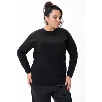 Лонгслив (черный)