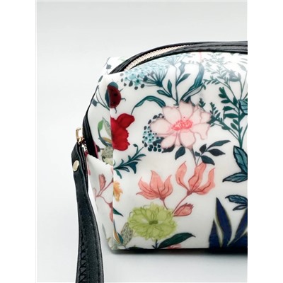 Sunflower Косметичка-пенал женская непромокаемая 1605, разноцветные цветы и травы 21021