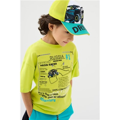 Фуфайка трикотажная для мальчиков (футболка) PLAYTODAY, 1239603