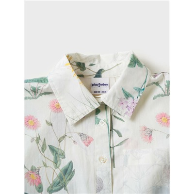 Рубашка текстильная для девочек