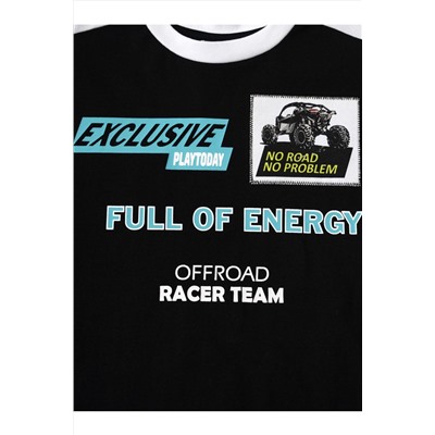 Фуфайка трикотажная для мальчиков (футболка) PLAYTODAY, 1239846