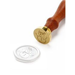 Сургучная печать «Новый год: Снеговик», 10×16 см